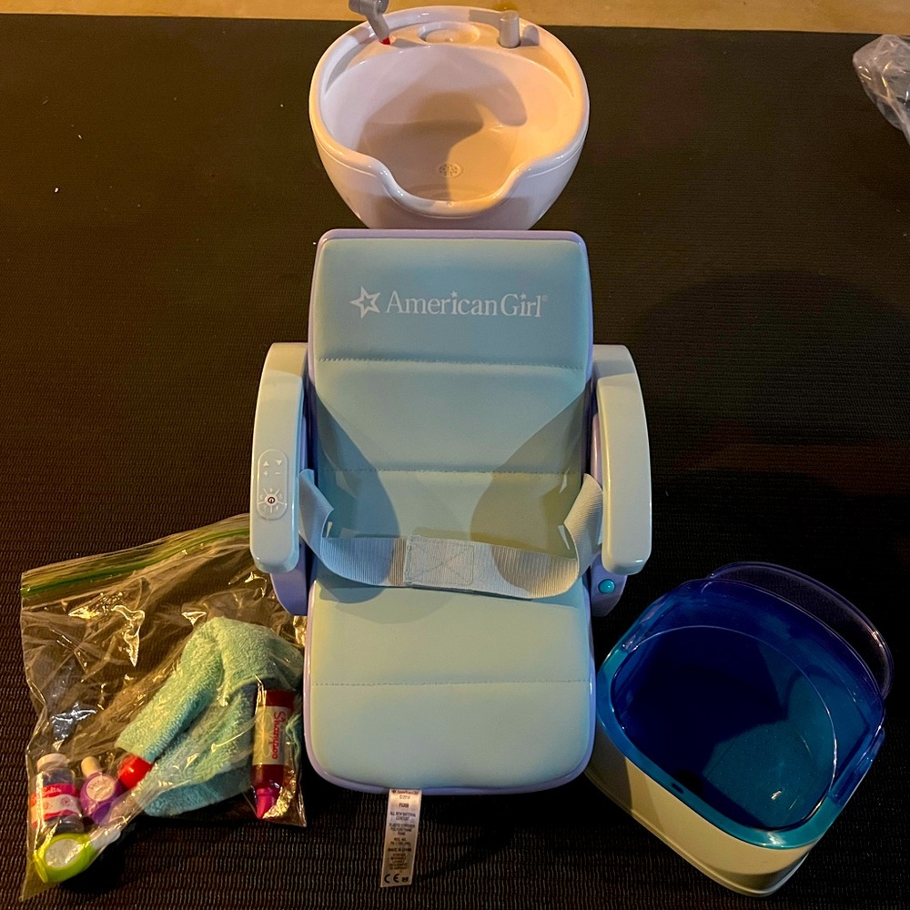 American girl doll spa set